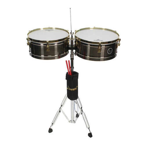 Vist Large View of Product Image Which is Used Latin Percussion - LP MATADOR TIMBALES W/STAND Timbale
