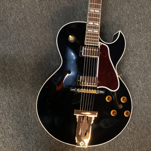 Vist Large View of Product Image Which is Used Gibson L-4 CES MAHOGANY Semi-Hollow Electric Guitar Black 6-String