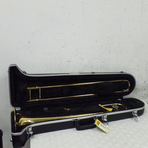 Vist Large View of Product Image Which is Used Yamaha YSL 354 with Case Trombone