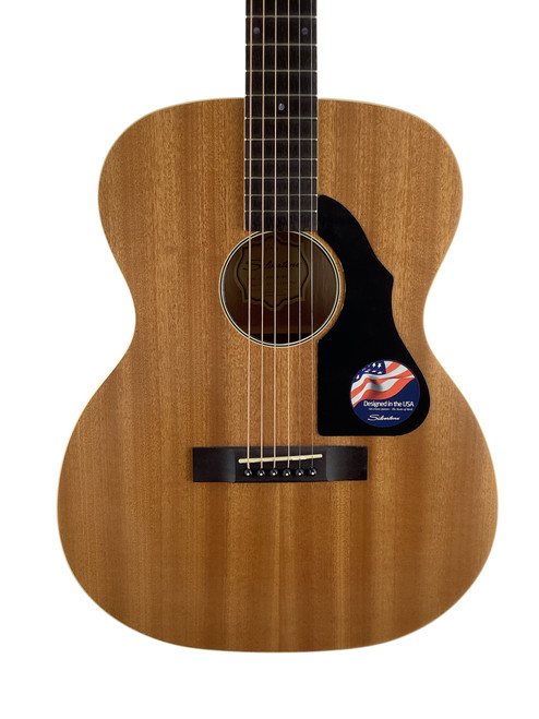 Vist Large View of Product Image Which is Used Silvertone 600MHNS Orchestra Body Acoustic Guitar