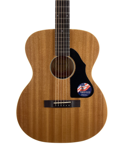 Vist Large View of Product Image Which is Used Silvertone 600MHNS Orchestra Body Acoustic Guitar