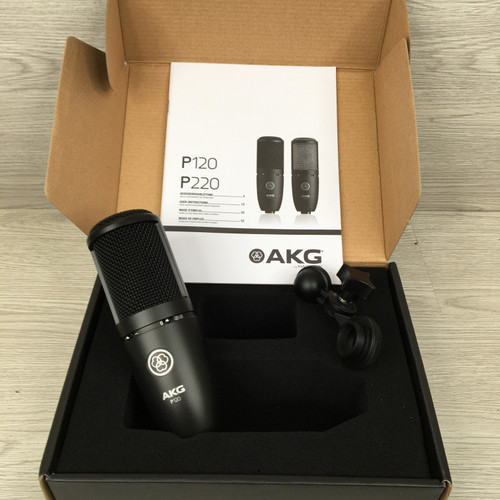 Vist Large View of Product Image Which is Used Akg C120 CONDENSER MIC W/ALL Condenser Microphone