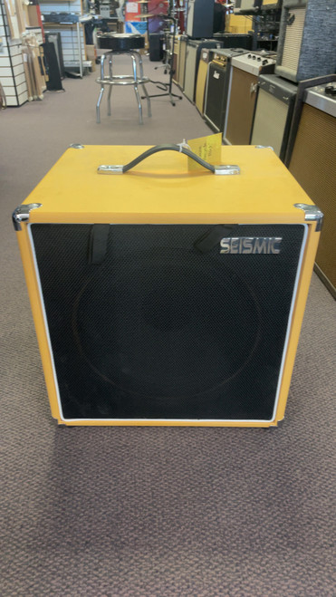 Vist Large View of Product Image Which is Used Seismic Audio 1X12 CAB W/ EMINENCE CANNABIS REX 1 x 12 Guitar Speaker Cabinet 1 x 12