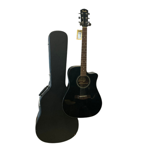 Vist Large View of Product Image Which is Used Fender CD-60CE Laminate Top Acoustic Guitar Black