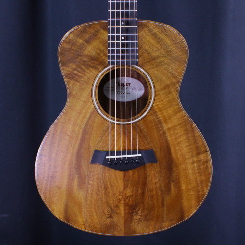 Vist Large View of Product Image Which is Used Taylor GS MINI KOA Solid Top Acoustic Guitar Wood