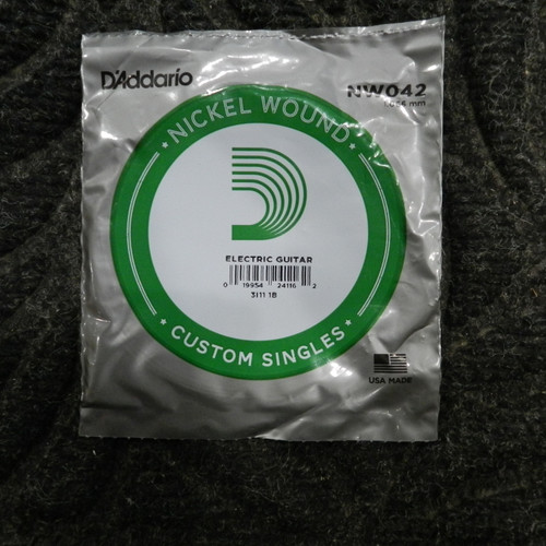 New D'ADDARIO NICKEL WOUND .042 40105-DAD-NW042