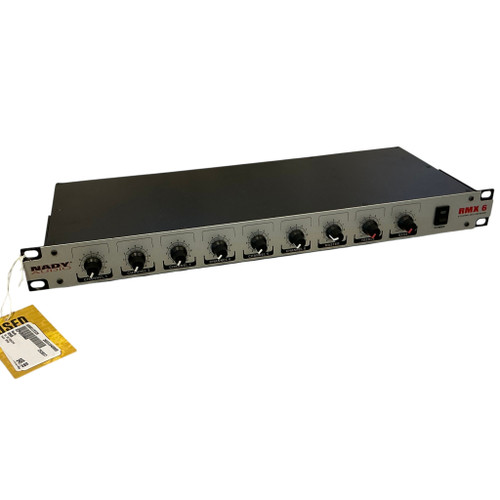 Vist Large View of Product Image Which is Used Nady RMX6 Rackmount Mixer