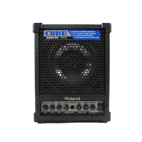 Vist Large View of Product Image Which is Used Roland CUBE MONITOR CM-30 Powered Full Range Speaker Cabinet
