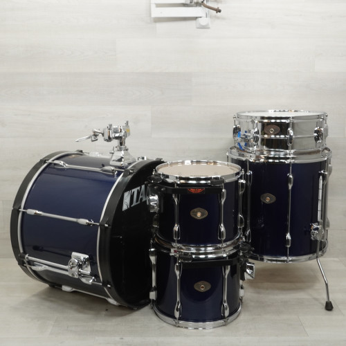 Vist Large View of Product Image Which is Used Tama Rockstar Drum Shell Kit Blue