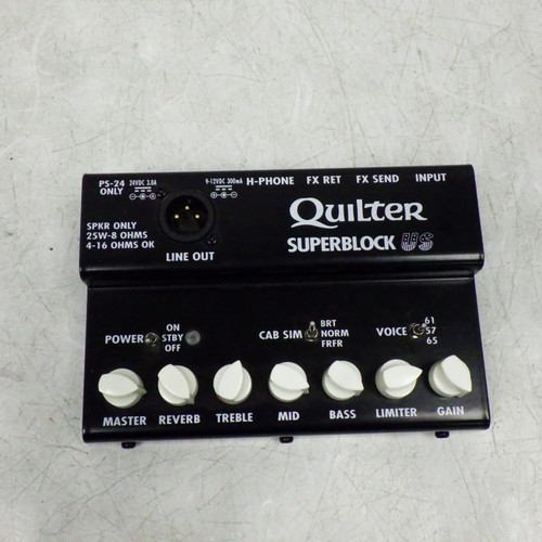 Vist Large View of Product Image Which is Used Quilter SUPERBLOCK US Guitar PreAmp Pedal