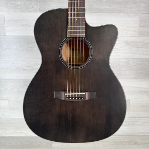 Vist Large View of Product Image Which is Used Cort Core-OC Mahogany Acoustic Guitar - Black