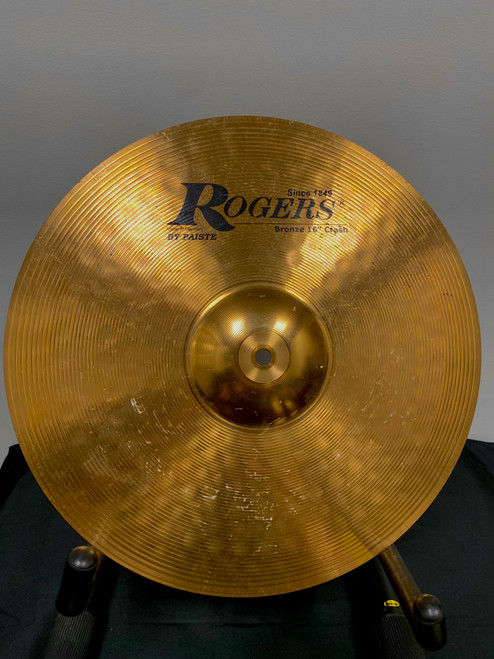 Vist Large View of Product Image Which is Used Rogers BRONZE 16IN CRASH Crash Cymbal 16"