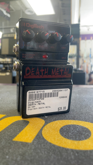 Vist Large View of Product Image Which is Used Digitech DEATH METAL Distortion Pedal