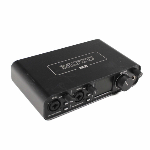 Vist Large View of Product Image Which is Used Motu M2 Computer Interface 2 A/D Recording Inputs