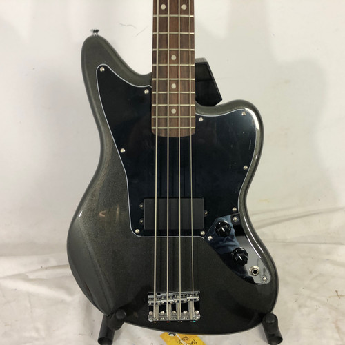 Vist Large View of Product Image Which is Used Squier AFFINITY JAGUAR BASS Bass Guitar Silver/Gray 4-String