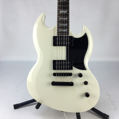 Vist Large View of Product Image Which is Used LTD VIPER-256 SG Type Electric Guitar White 6-String