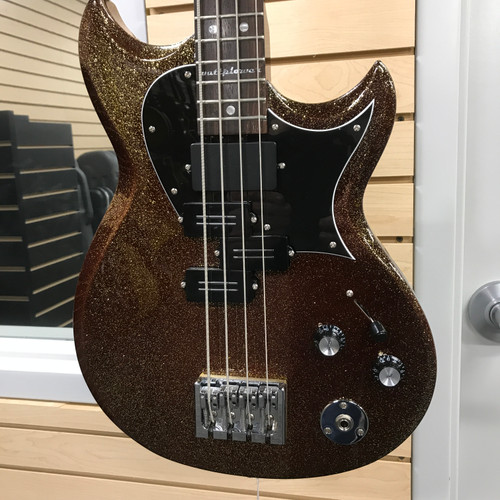 Vist Large View of Product Image Which is Used Reverend MIKE WATT WATTPLOWER II Bass Guitar Brown 4-String