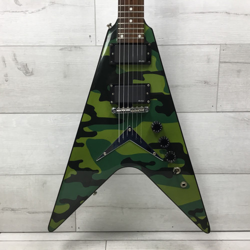 Vist Large View of Product Image Which is Used Washburn Dime V Camo Electric Guitar