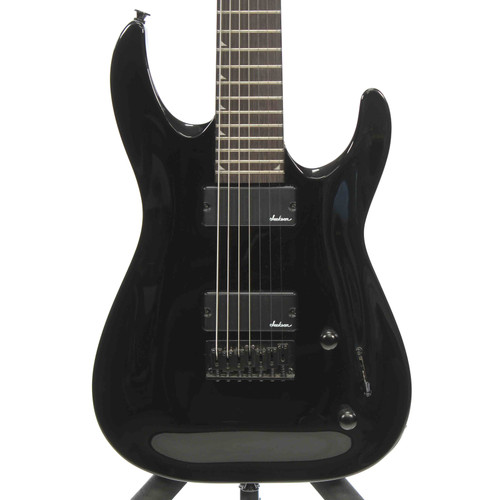 Vist Large View of Product Image Which is Used Jackson JS22 DINKY 7 Modern Metal Electric Guitar Black 6-String