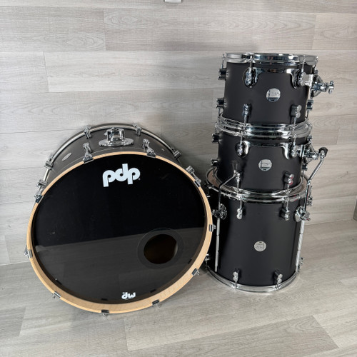 Vist Large View of Product Image Which is Used PDP 4-piece Concert Maple Rock Drum Kit - Black - Local Pickup Only