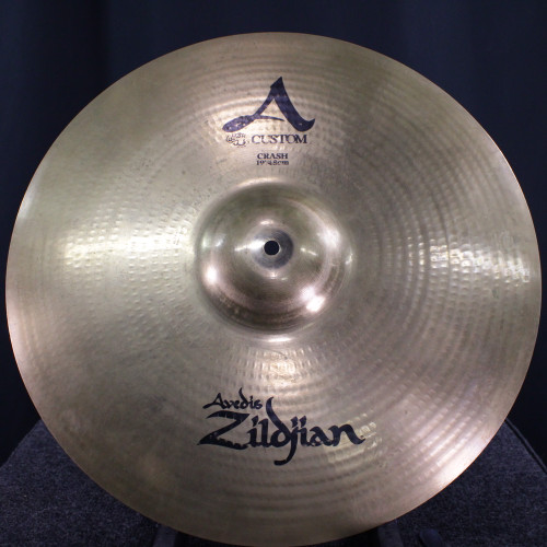 Vist Large View of Product Image Which is Used Zildjian 19 A CUSTOM CRASH CRACKED AS-IS Crash Cymbal 19"