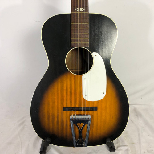 Vist Large View of Product Image Which is Used Harmony STELLA Vintage Laminate Top Acoustic Guitar Sunburst