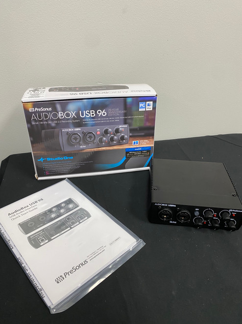 Vist Large View of Product Image Which is Used Presonus AUDIOBOX USB 96 25TH ANNIV. Computer Interface 2 A/D Recording Inputs