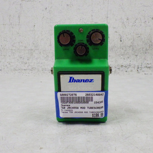 Vist Large View of Product Image Which is Used Ibanez TS9 Jrc4558 Mod Tubescreamer Overdrive Pedal
