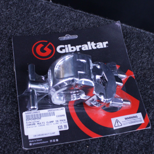 Vist Large View of Product Image Which is Used Gibraltar CHROME MULTI CLAMP IN PACKAGE Drum Hardware