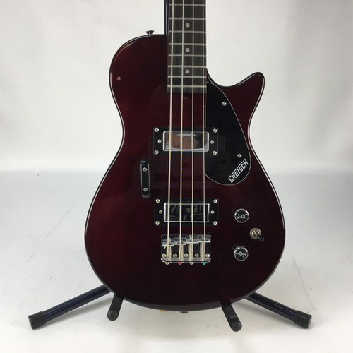 Vist Large View of Product Image Which is Used Gretsch JET CLUB BASS Bass Guitar Red 4-String