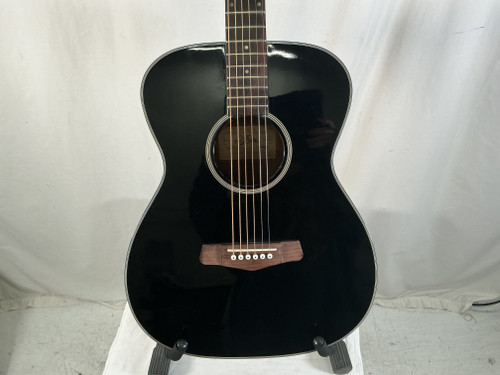 Vist Large View of Product Image Which is Used Aria AF-75BK Solid Top Acoustic Guitar Black