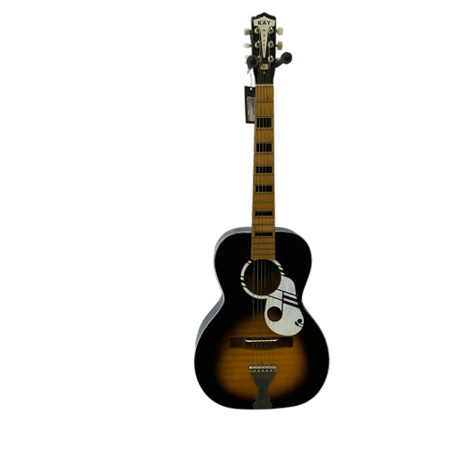 Vist Large View of Product Image Which is Used Kay ACOUSTIC Vintage Laminate Top Acoustic Guitar Tobacco Sunburst