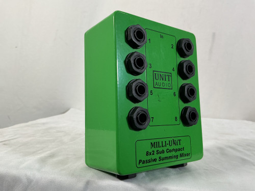 Vist Large View of Product Image Which is Used UNIT AUDIO MILLI-UNIT 8X2 SUB PASSIVE Compact Mixer