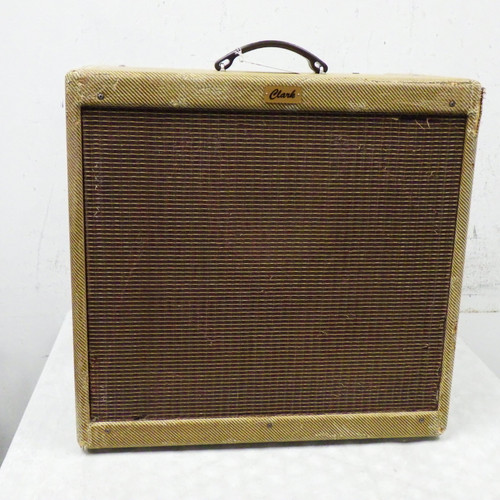 Vist Large View of Product Image Which is Used Clark Tyger 310 Alnico Speakers 2 x 10 Tube Combo Amplifier 2 x 10