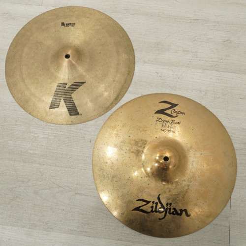 Vist Large View of Product Image Which is Used Zildjian Kz Special Hi Hat Cymbals 14 - Inch