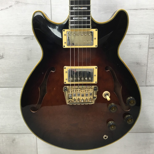Vist Large View of Product Image Which is Used Ibanez Artist AM255 Antique Violin Vintage Semi-Hollow Electric Guitar Tobacco Sunburst