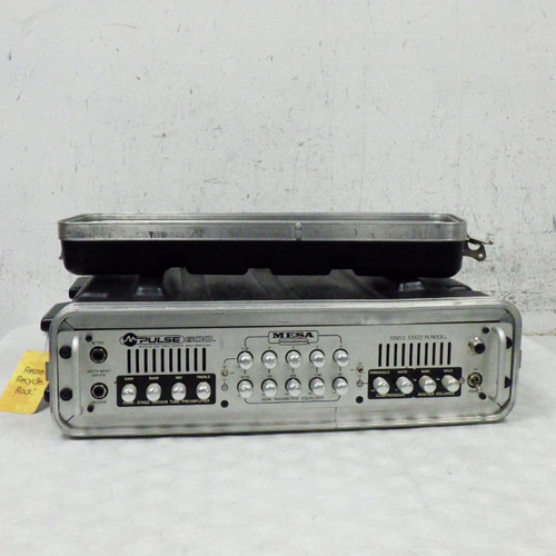 Vist Large View of Product Image Which is Used Mesa PULSE 600 BASS HEAD Rackmount Bass Amplifier Head