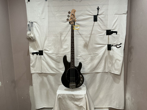 Vist Large View of Product Image Which is Used Sterling by Ernie Ball STINGRAY 4 P Type Bass Guitar Black 4-String