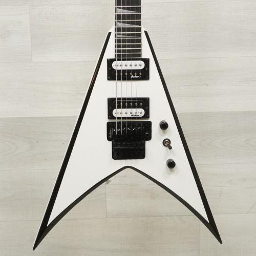 Vist Large View of Product Image Which is Used Jackson JS32 King V Electric Guitar White