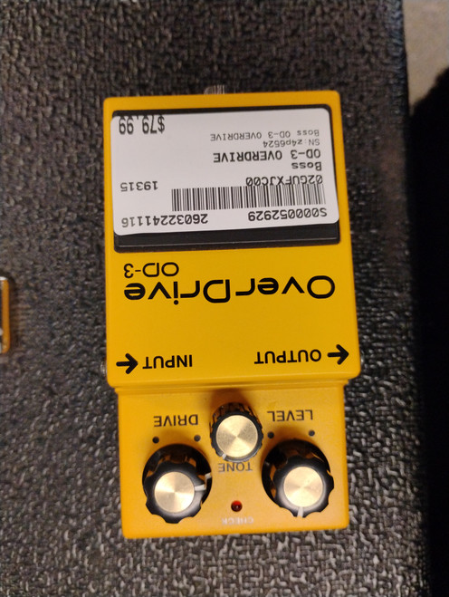 Vist Large View of Product Image Which is Used Boss OD-3 OVERDRIVE Distortion Pedal