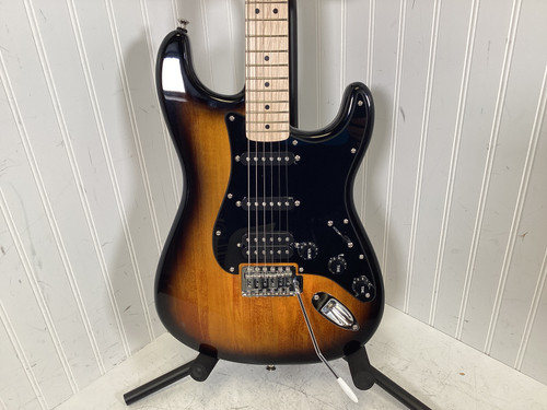 Vist Large View of Product Image Which is Used Squier AFFINITY STRAT HSS S Type Electric Guitar Tobacco Sunburst 6-String