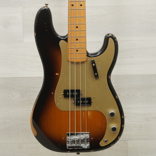 Vist Large View of Product Image Which is Used Fender Road Worn 50s Precision Bass Guitar Sunburst