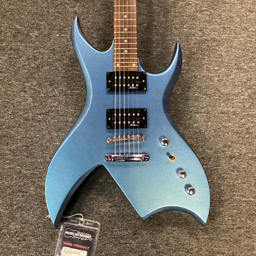 Vist Large View of Product Image Which is Used BC Rich BICH PLATINUM SERIES Pointy Electric Guitar Blue 6-String