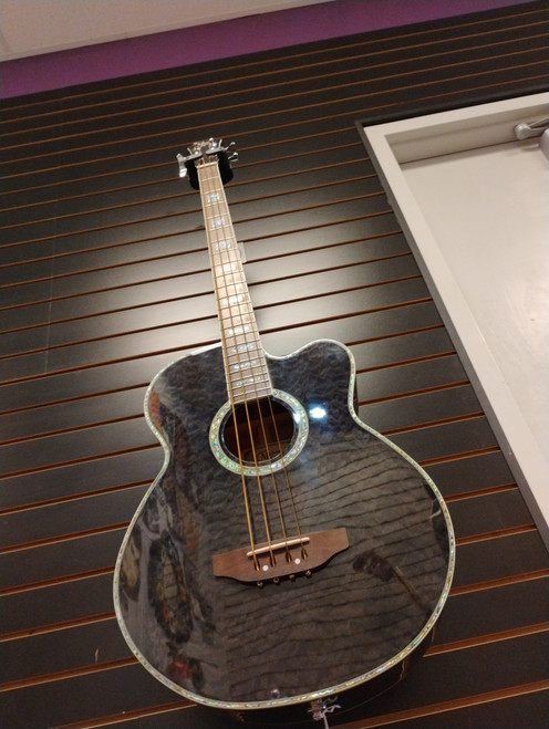 Vist Large View of Product Image Which is Used Michael Kelly QAB3-QBK Bass Guitar Black 4-String