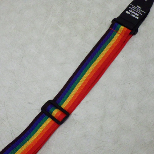 Vist Large View of Product Image Which is Used RAINBOW GUITAR STRAP Guitar Accessory