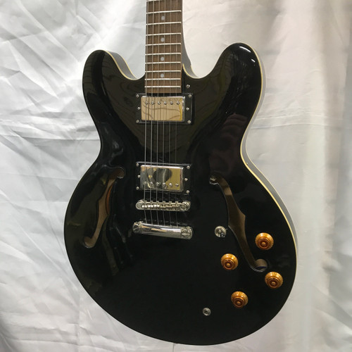 Vist Large View of Product Image Which is Used Epiphone DOT EB Semi-Hollow Electric Guitar Black 6-String