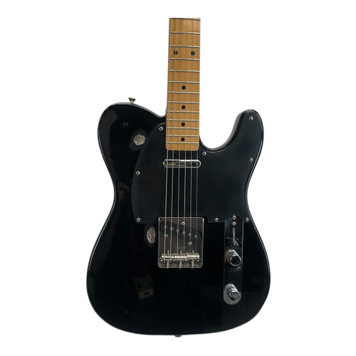 Vist Large View of Product Image Which is Vintage 1984 Squier Telecaster SQ Made In Japan Electric Guitar Black 6-String