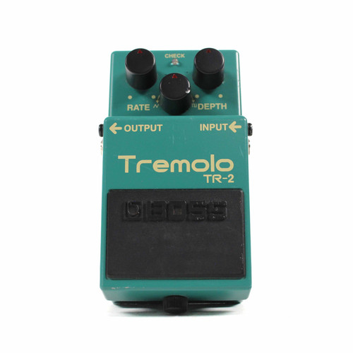 Vist Large View of Product Image Which is Used Boss TR-2 TREMOLO ANALOGMAN MOD Tremolo Pedal 