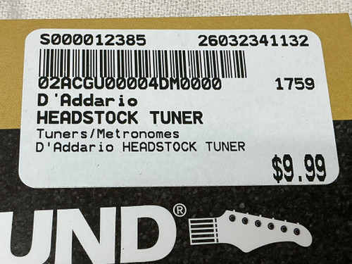 Vist Large View of Product Image Which is Used D'Addario HEADSTOCK TUNER Instrument Tuner or Metronome