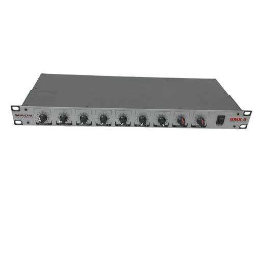 Vist Large View of Product Image Which is Used Nady RMX-6 Rackmount Mixer